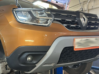 Замена датчика температуры выхлопной системы Renault Duster